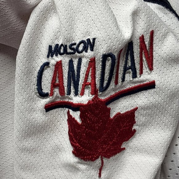 Molson Canadian Hockey Jersey Mens XXL White Officially Licensed READ - Picture 14 of 16